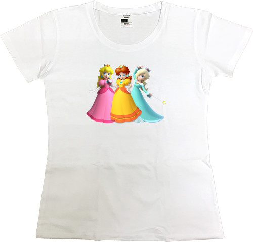 Women's Premium T-Shirt - Princess Mario - Mfest