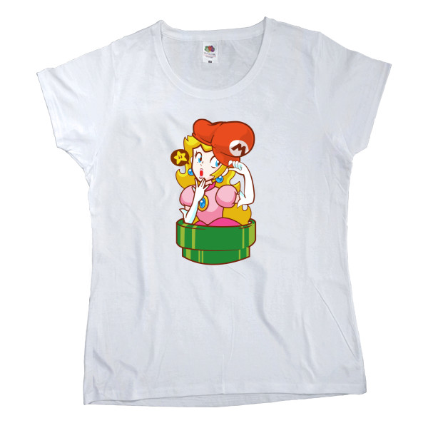 Women's T-shirt Fruit of the loom - Princess Peach - Mfest