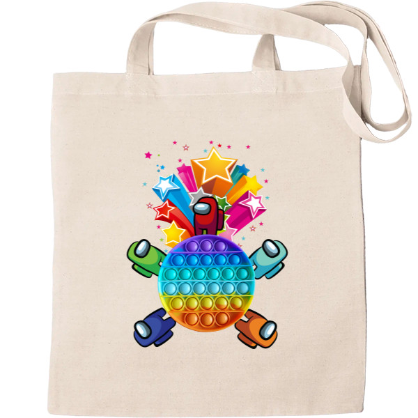 Tote Bag - Pop it and Among as - Mfest