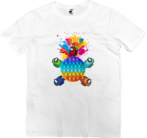 Kids' Premium T-Shirt - Pop it and Among as - Mfest