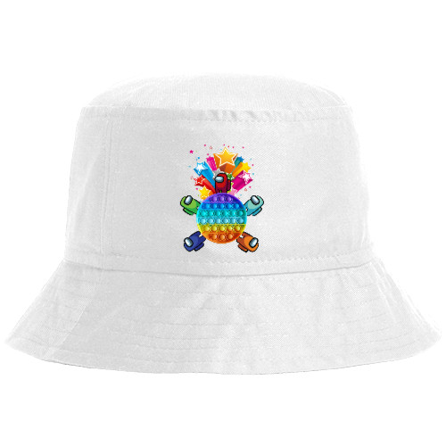 Bucket Hat - Pop it and Among as - Mfest