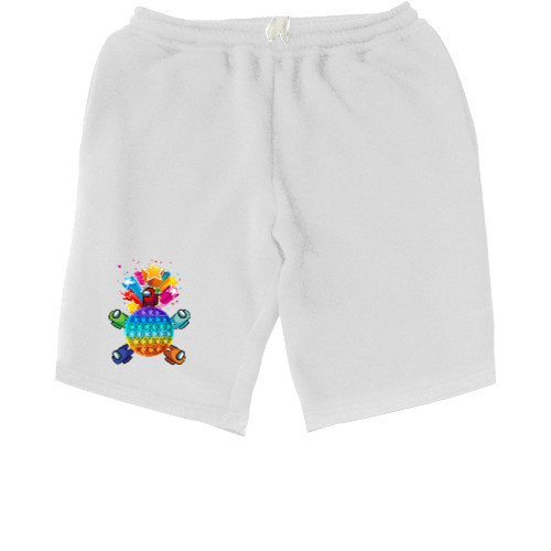 Men's Shorts - Pop it and Among as - Mfest