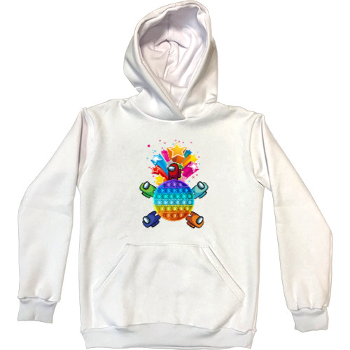 Kids' Premium Hoodie - Pop it and Among as - Mfest