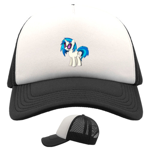 Kids' Trucker Cap - pony disc jockey - Mfest