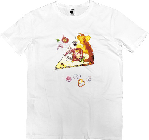 Men’s Premium T-Shirt - Pizza 2 - Mfest