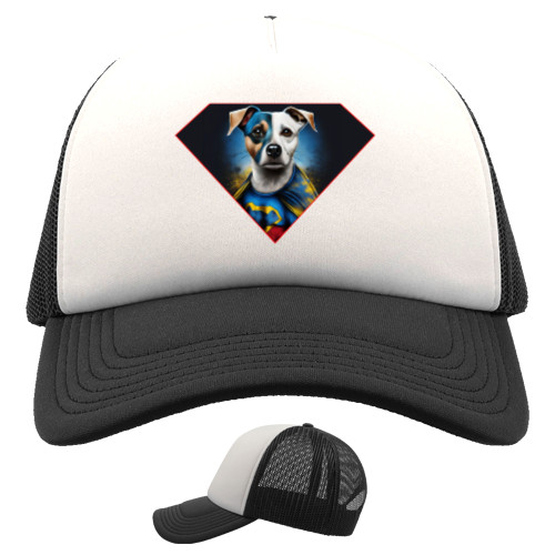 Trucker Cap - Dog Patron super man - Mfest