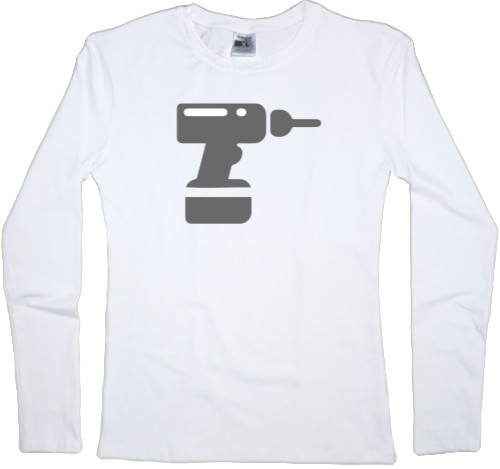 Women's Longsleeve Shirt - SHE IS A DRILL - Mfest