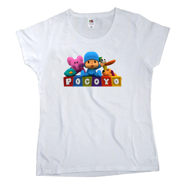 Women's T-shirt Fruit of the loom - Pocoyo - Mfest