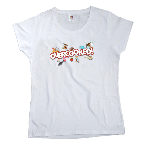 Women's T-shirt Fruit of the loom - Overcooked 1 - Mfest