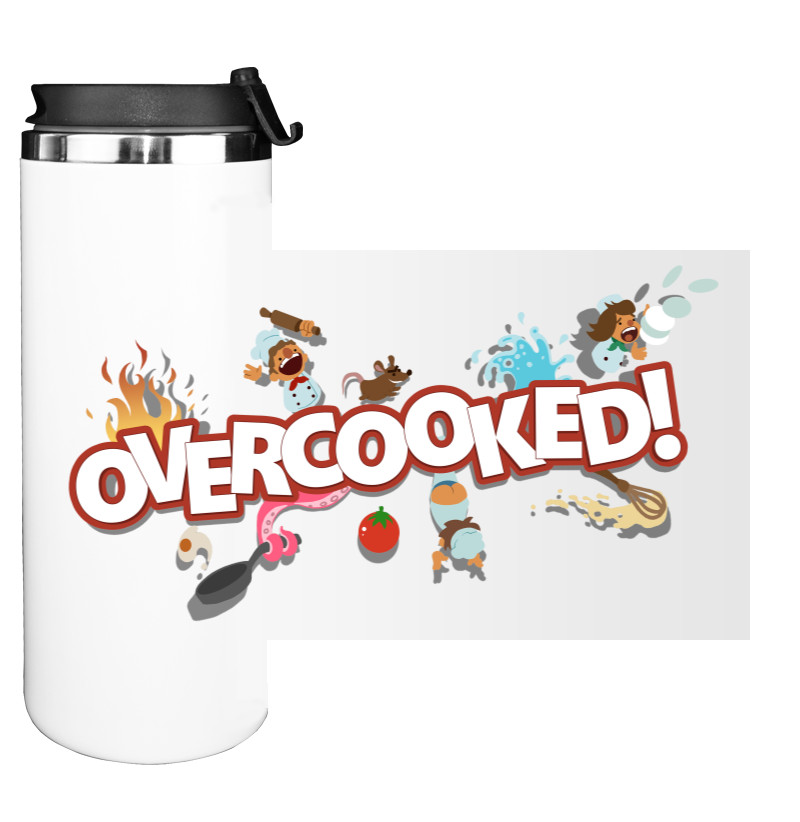 Water Bottle on Tumbler - Overcooked 1 - Mfest