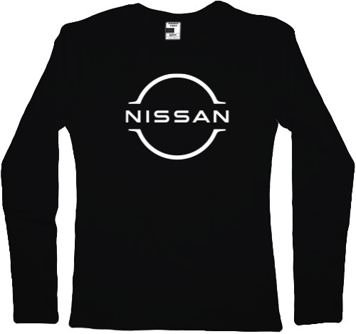 Футболка з Довгим Рукавом Жіноча - Nissan new logo - Mfest