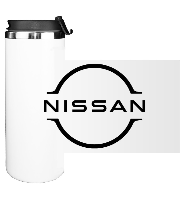 Water Bottle on Tumbler - Nissan new logo - Mfest