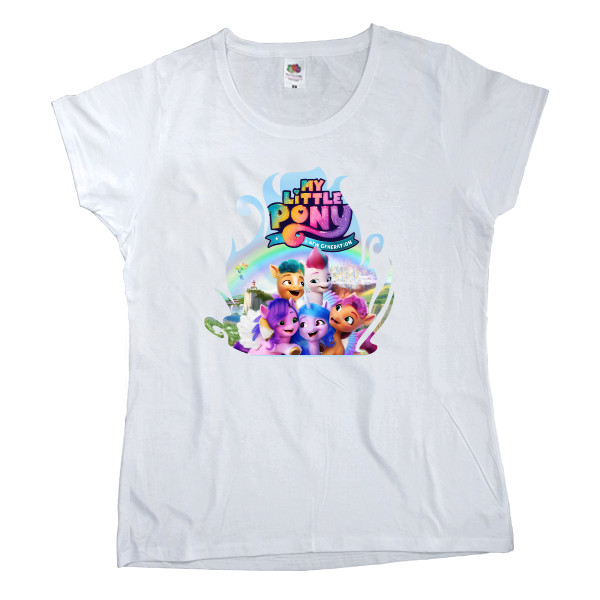 Women's T-shirt Fruit of the loom - My Little Pony New generation - Mfest