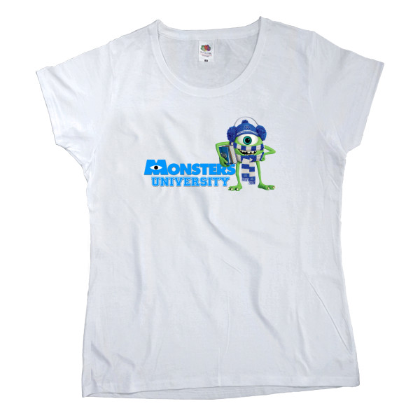 Футболка Классика Женская Fruit of the loom - Monsters University - Mfest