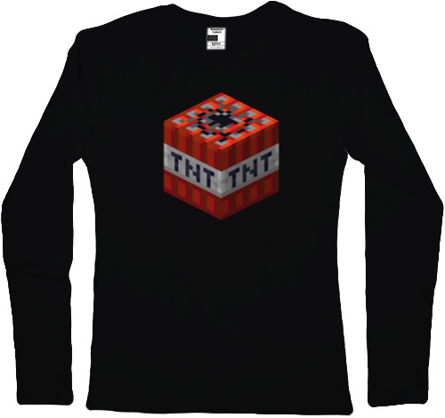 Women's Longsleeve Shirt - Minecraft TNT - Mfest