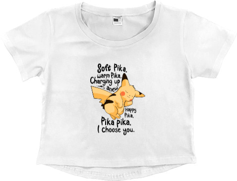 Women's Cropped Premium T-Shirt - Soft Pika - Mfest