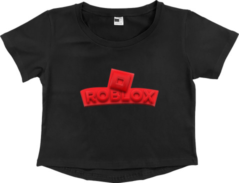 Women's Cropped Premium T-Shirt - Roblox 6 - Mfest