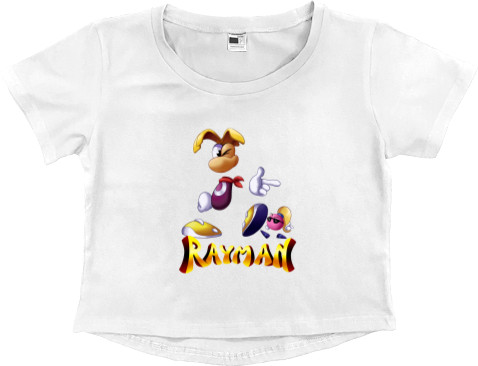 Women's Cropped Premium T-Shirt - Rayman - Mfest