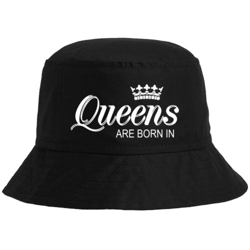 Bucket Hat - queens are born - Mfest