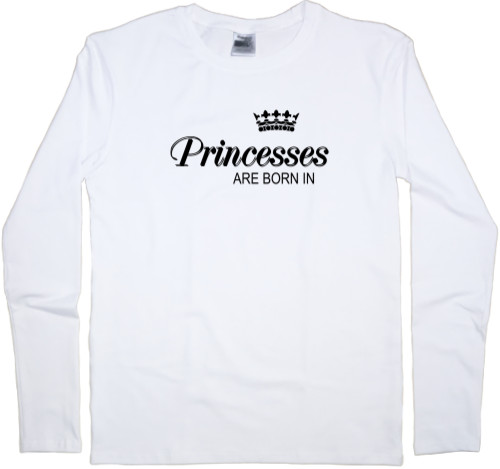 Men's Longsleeve Shirt - princess are born - Mfest