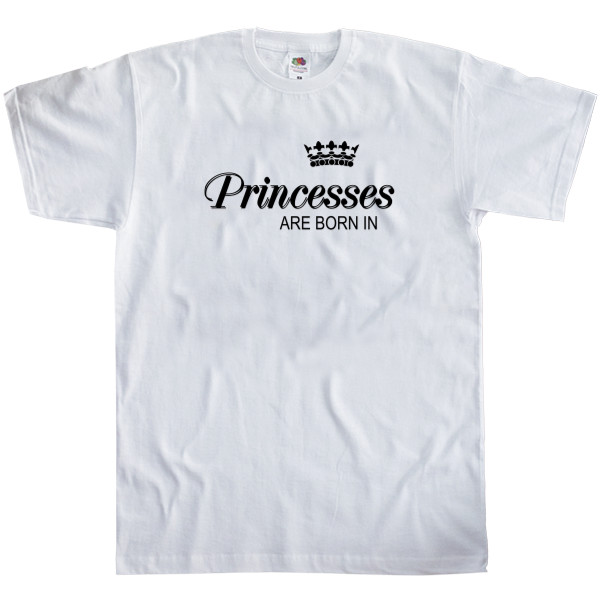 Kids' T-Shirt Fruit of the loom - princess are born - Mfest