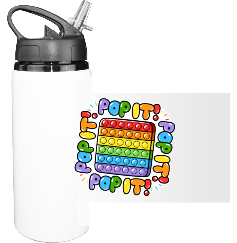 Sport Water Bottle - POP IT - Mfest