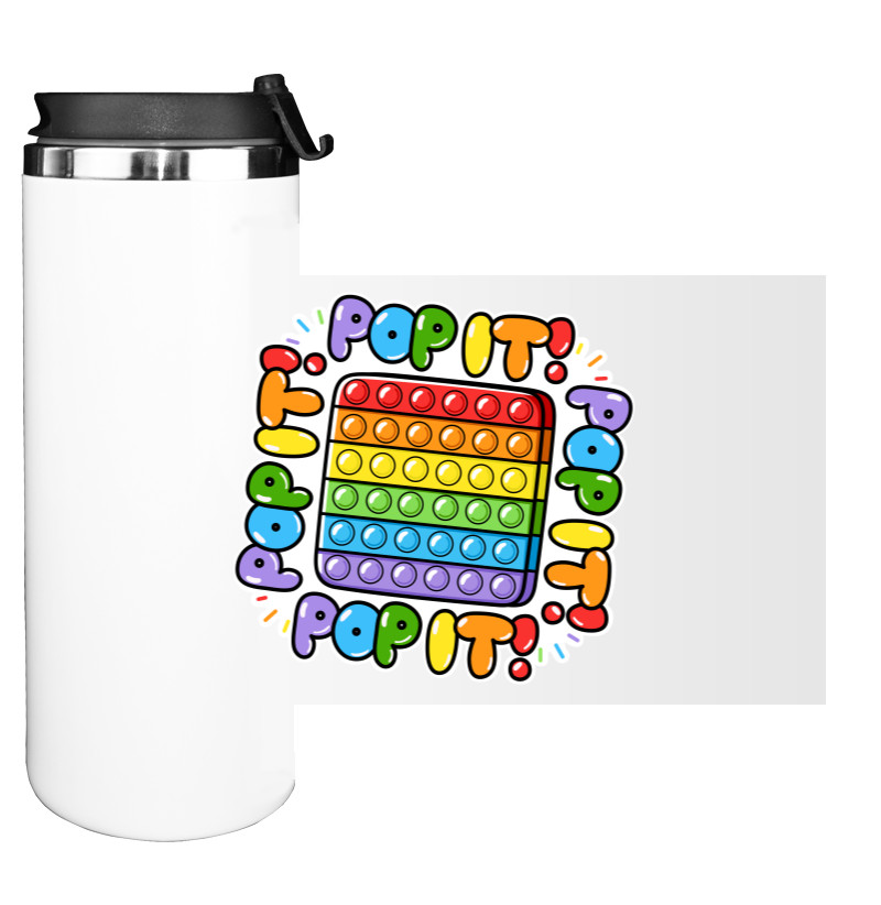 Water Bottle on Tumbler - POP IT - Mfest