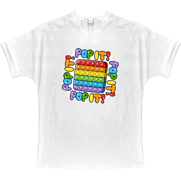 T-shirt Oversize - POP IT - Mfest