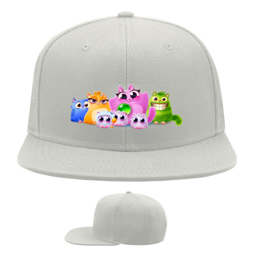 Snapback Baseball Cap - Pop Cat / Pop Cats - Mfest