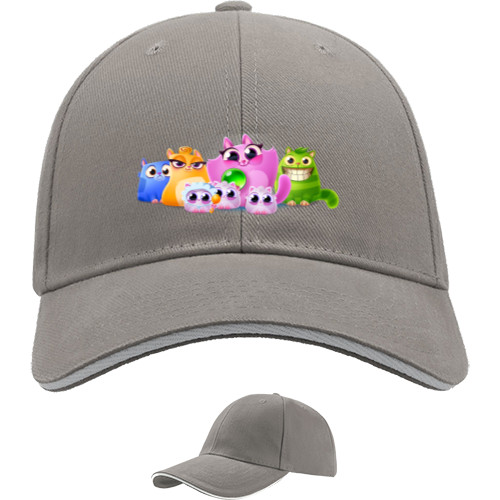 Sandwich Baseball Cap - Pop Cat / Pop Cats - Mfest