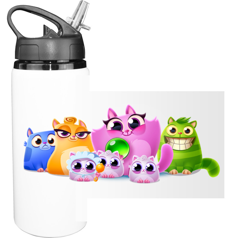 Sport Water Bottle - Pop Cat / Pop Cats - Mfest