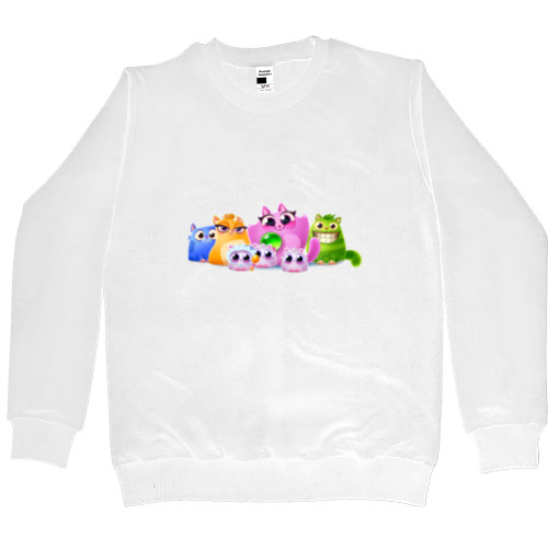 Men’s Premium Sweatshirt - Pop Cat / Pop Cats - Mfest