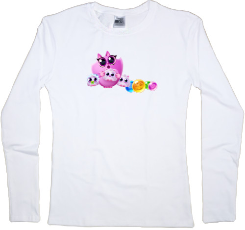 Women's Longsleeve Shirt - Pop Cat / Pop Cats 2 - Mfest