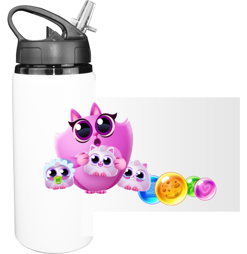 Sport Water Bottle - Pop Cat / Pop Cats 2 - Mfest