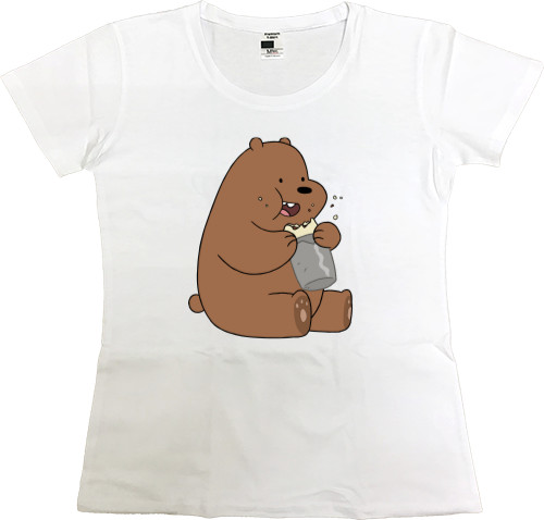 Women's Premium T-Shirt - We Bare Bears - Mfest