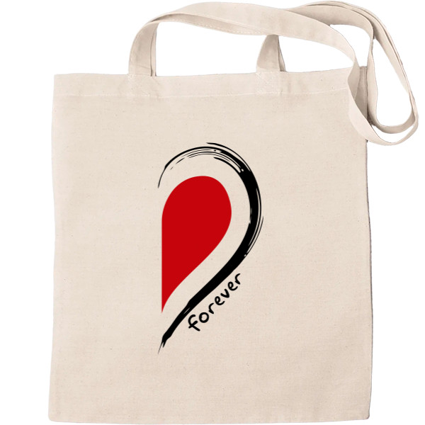 Tote Bag - Together - Forever Heart 2 - Mfest