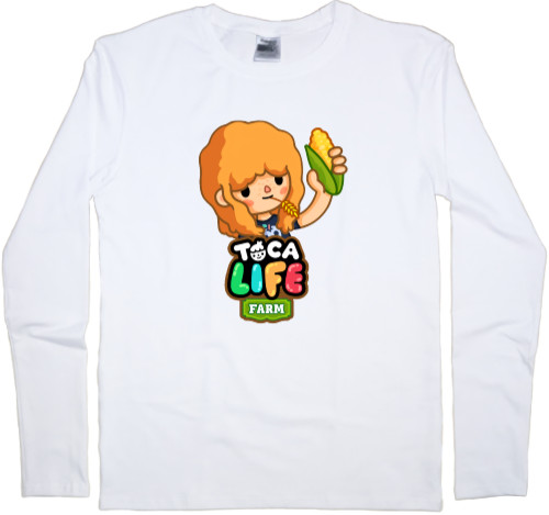 Men's Longsleeve Shirt - Toca Boca farm - Mfest