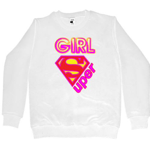 Men’s Premium Sweatshirt - super girl - Mfest