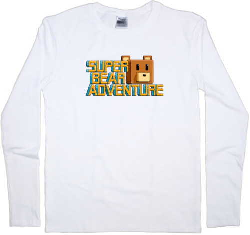 Men's Longsleeve Shirt - super bear adventure - Mfest