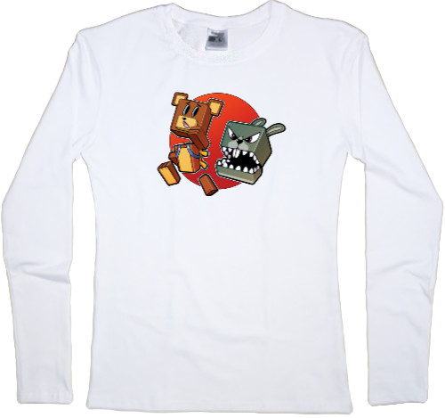 Women's Longsleeve Shirt - Super bear adventure 2 - Mfest