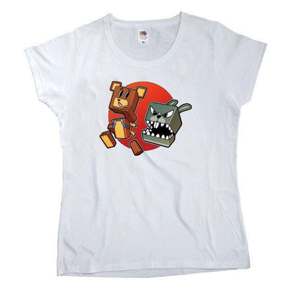 Women's T-shirt Fruit of the loom - Super bear adventure 2 - Mfest