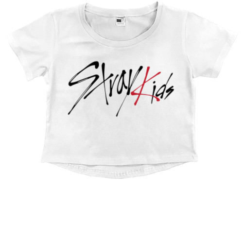 Kids' Premium Cropped T-Shirt - Stray Kids - Mfest