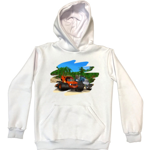 Unisex Hoodie - FLASH AND WONDER CARS 4 - Mfest