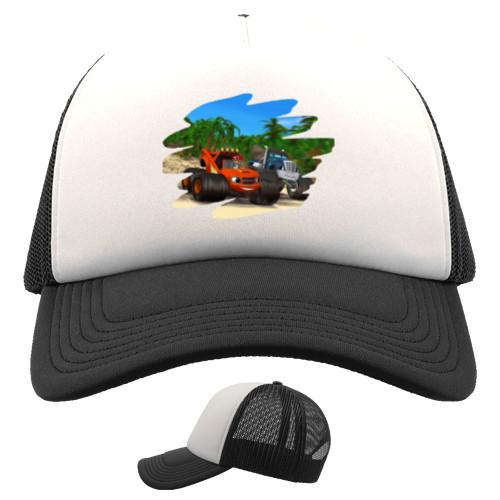 Trucker Cap - FLASH AND WONDER CARS 4 - Mfest