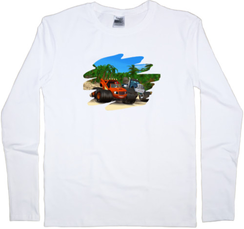 Men's Longsleeve Shirt - FLASH AND WONDER CARS 4 - Mfest