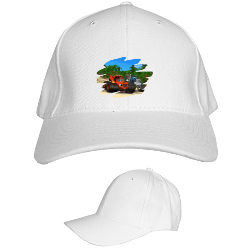 Kids' Baseball Cap 6-panel - FLASH AND WONDER CARS 4 - Mfest