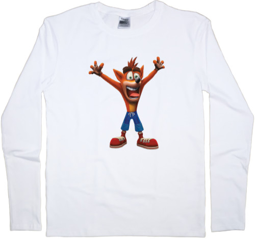 Kids' Longsleeve Shirt - Crash Bandicoot - Mfest