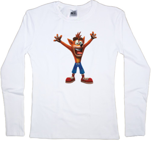 Women's Longsleeve Shirt - Crash Bandicoot - Mfest