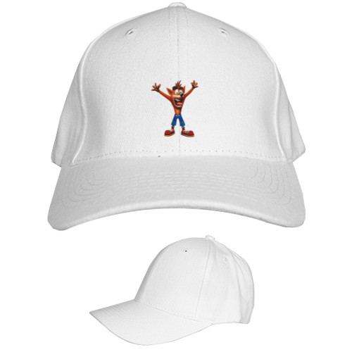 Kids' Baseball Cap 6-panel - Crash Bandicoot - Mfest