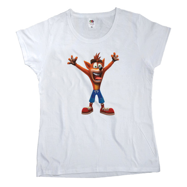 Women's T-shirt Fruit of the loom - Crash Bandicoot - Mfest